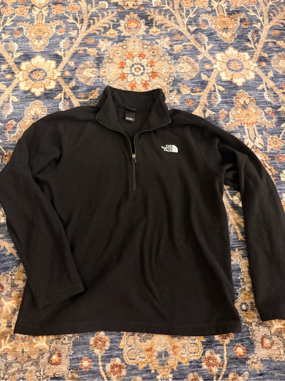 The North Face Men’s Black Half-Zip Fleece Pullover